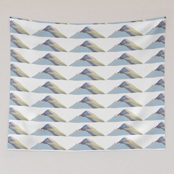 Item preview, Fresh Snow Morning Aoraki Mount Cook - Geometric Alpine Peak Art designed and sold by iampaulmorris.