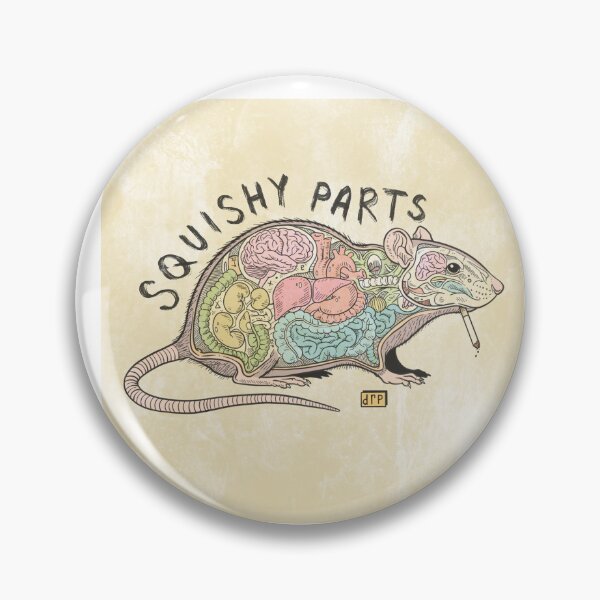 Item preview, Squishy Parts Rat Anatomy Illustration Art designed and sold by DRP-art.