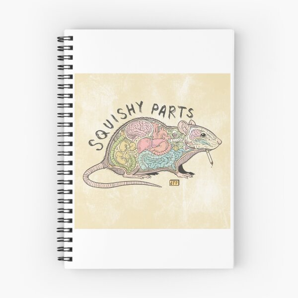 Item preview, Squishy Parts Rat Anatomy Illustration Art designed and sold by DRP-art.