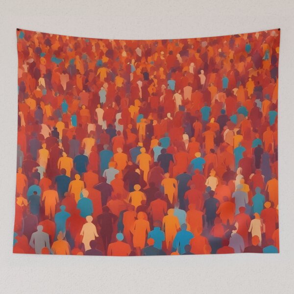 Item preview, sea of people designed and sold by peterhlorenz.