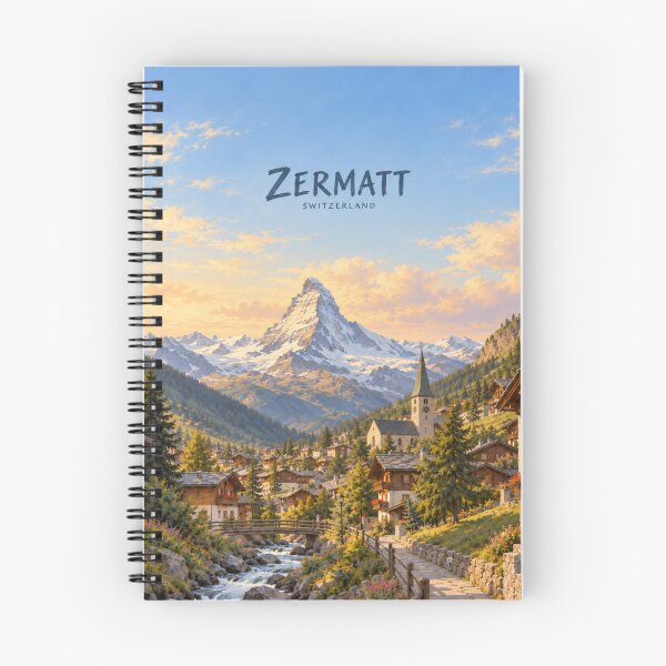 Item preview, Zermatt Painterly Swiss Alpine Impression designed and sold by MichaeIRellov.