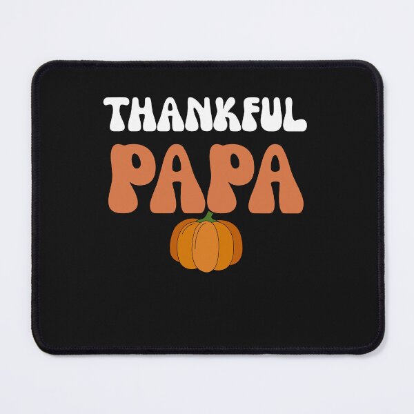 Item preview, Groovy Thankful Papa Retro Thanksgiving Pumpkin designed and sold by mumchaosdesigns.