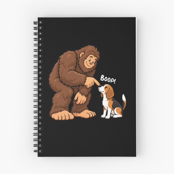 Item preview, Bigfoot and Beagle Boop Fun Design Sasquatch designed and sold by rafaeltto.