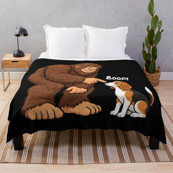 Item preview, Bigfoot and Beagle Boop Fun Design Sasquatch designed and sold by rafaeltto.