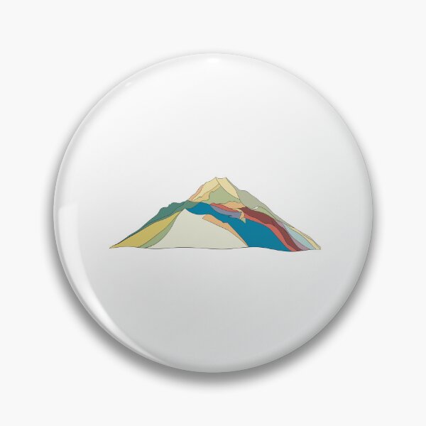 Artikelvorschau, Sonnenuntergang am Aoraki/Mount Cook – Geometrische Alpengipfelkunst entworfen und verkauft von iampaulmorris.