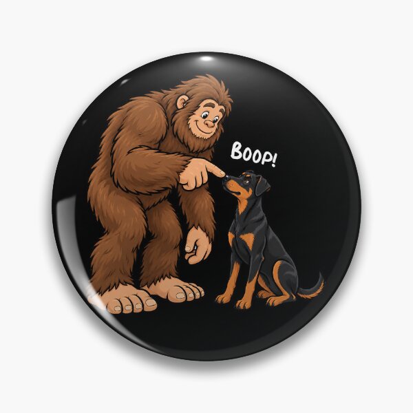 Item preview, Bigfoot and Beauceron Boop Fun Design Sasquatch designed and sold by rafaeltto.