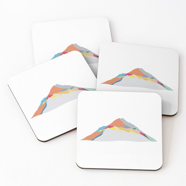 Artikelvorschau, Winterlicher Aoraki Mount Cook – Geometrische Alpengipfelkunst entworfen und verkauft von iampaulmorris.