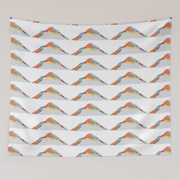 Item preview, Winter Aoraki Mount Cook - Geometric Alpine Peak Art designed and sold by iampaulmorris.