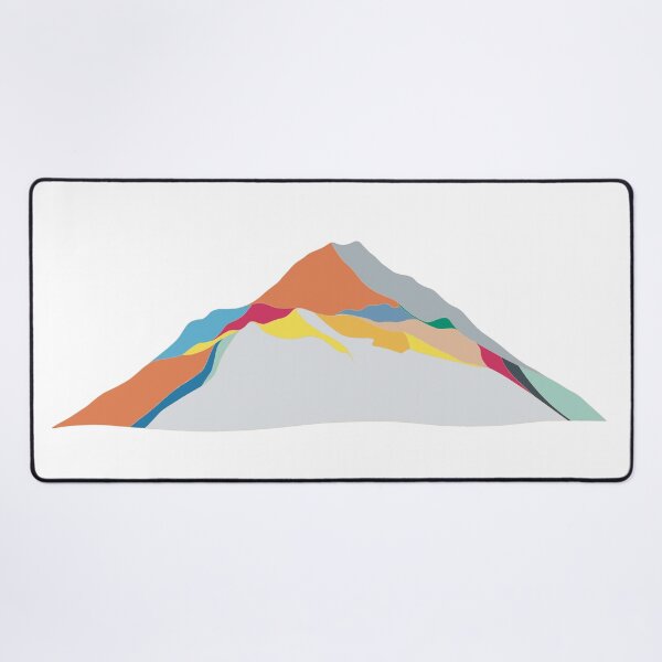 Item preview, Winter Aoraki Mount Cook - Geometric Alpine Peak Art designed and sold by iampaulmorris.