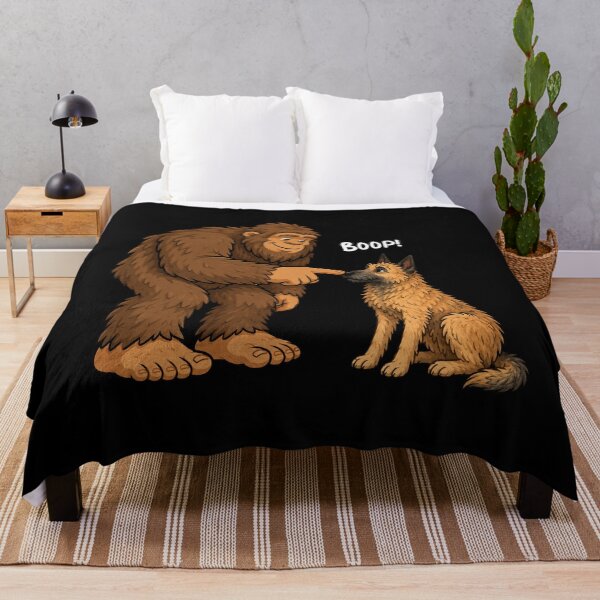 Item preview, Bigfoot and Belgian Laekenois Boop Fun Design Sasquatch designed and sold by rafaeltto.