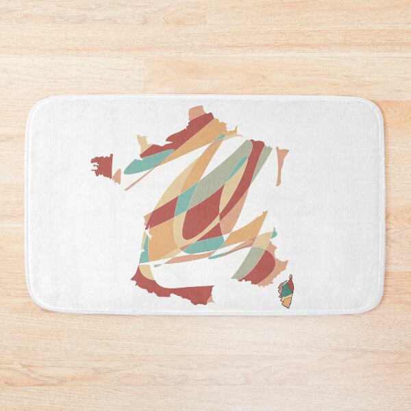 Item preview, Warm Shard France Map - Colourful Regions Line Art designed and sold by iampaulmorris.