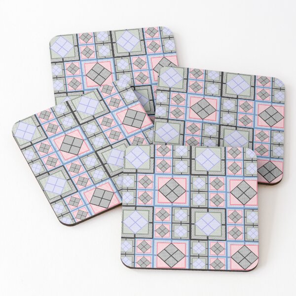 Item preview, Pastel Geometric Patchwork Tile Seamless Pattern designed and sold by Sasitee.