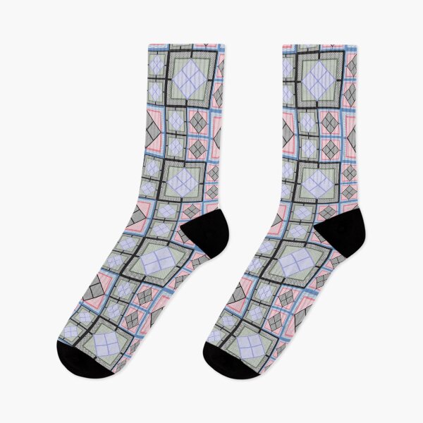 Item preview, Pastel Geometric Patchwork Tile Seamless Pattern designed and sold by Sasitee.