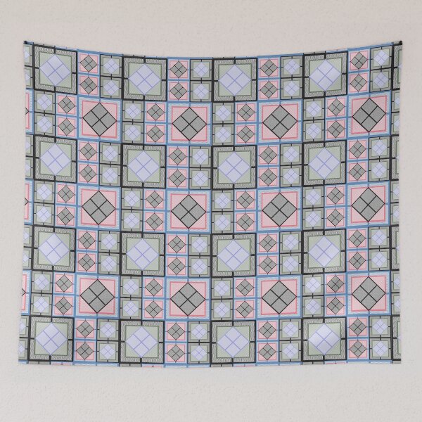 Item preview, Pastel Geometric Patchwork Tile Seamless Pattern designed and sold by Sasitee.