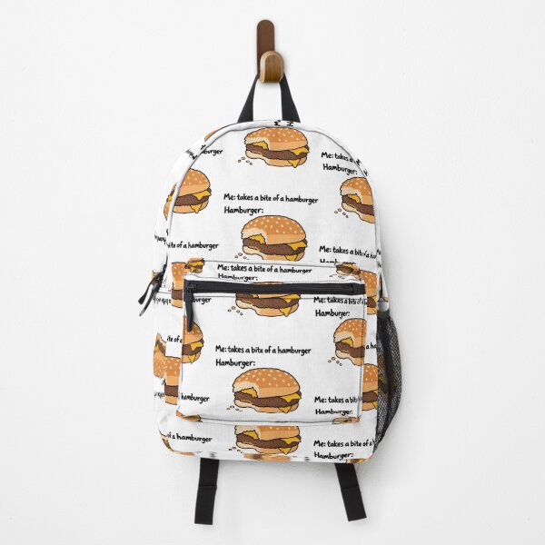 Item preview, Funny Hamburger Burger Food Cartoon designed and sold by MonkiFlipp.