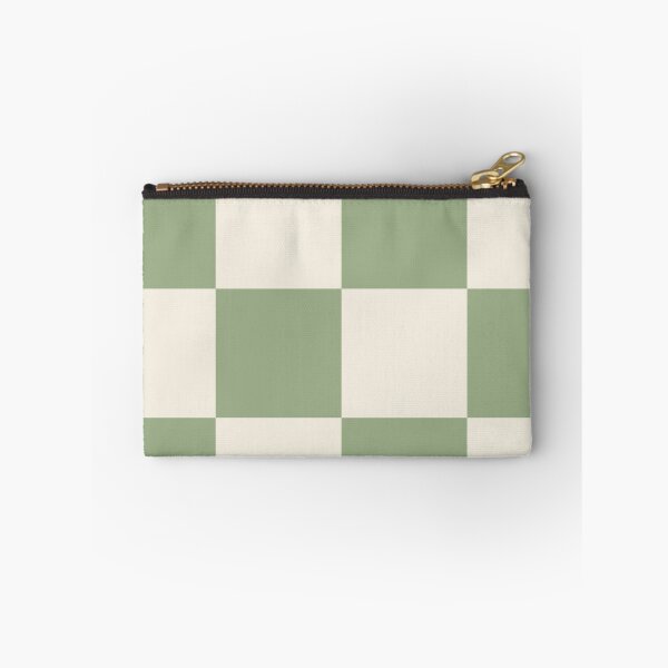 Item preview, Sage Green Checkerboard Pattern Sticker | Soft Cottagecore Checkered Print designed and sold by DColourMuse.