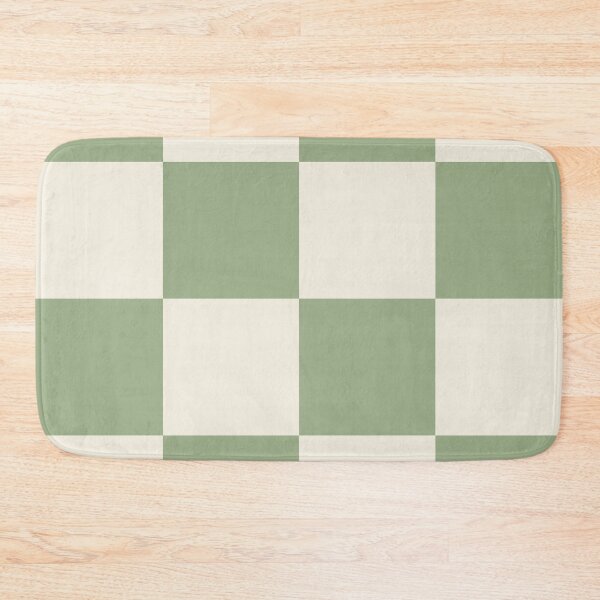 Item preview, Sage Green Checkerboard Pattern Sticker | Soft Cottagecore Checkered Print designed and sold by DColourMuse.