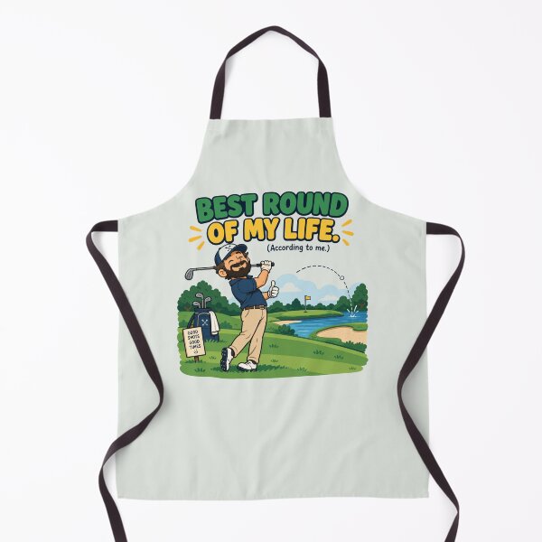 Item preview, Best Round Of My Life According To Me Funny Golf Gift Flat Illustration Shirt Golfer Sticker Golf Lover Gift designed and sold by Fanverse Merchandise.