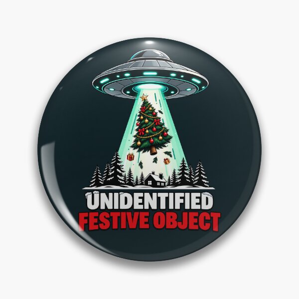 Item preview, UFO abducts Christmas tree – Sci-Fi Christmas humor designed and sold by Infinitee8hirts.