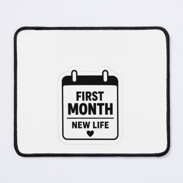 Item preview, First Month New Life Sobriety Design designed and sold by MagdalenaRulez.