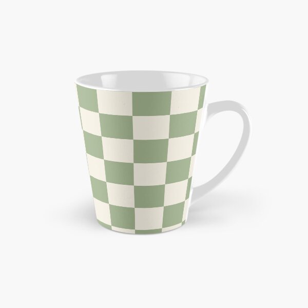 Item preview, Medium Sage Green Checkerboard Pattern Sticker | Soft Cottagecore Checkered Print designed and sold by DColourMuse.