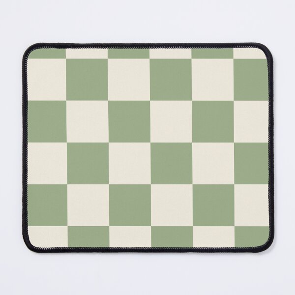 Item preview, Medium Sage Green Checkerboard Pattern Sticker | Soft Cottagecore Checkered Print designed and sold by DColourMuse.
