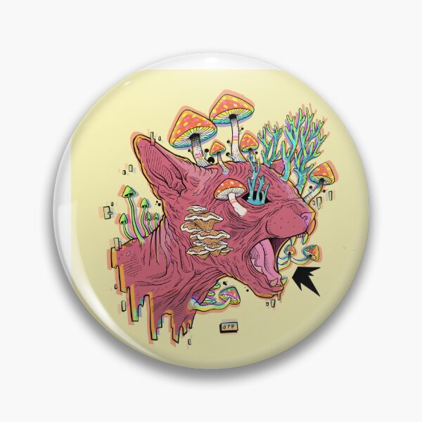 Item preview, Mushroom Sphinx Trippy Creature Art designed and sold by DRP-art.