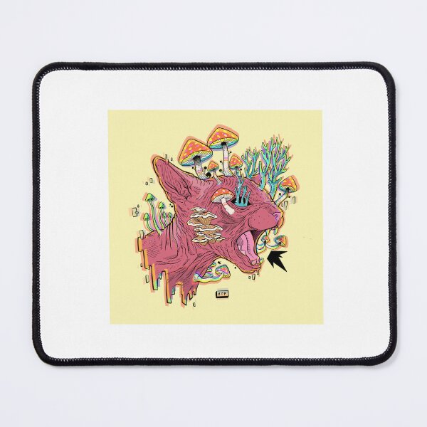 Item preview, Mushroom Sphinx Trippy Creature Art designed and sold by DRP-art.