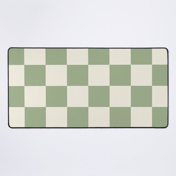 Item preview, Medium Sage Green Checkerboard Pattern Sticker | Soft Cottagecore Checkered Print designed and sold by DColourMuse.