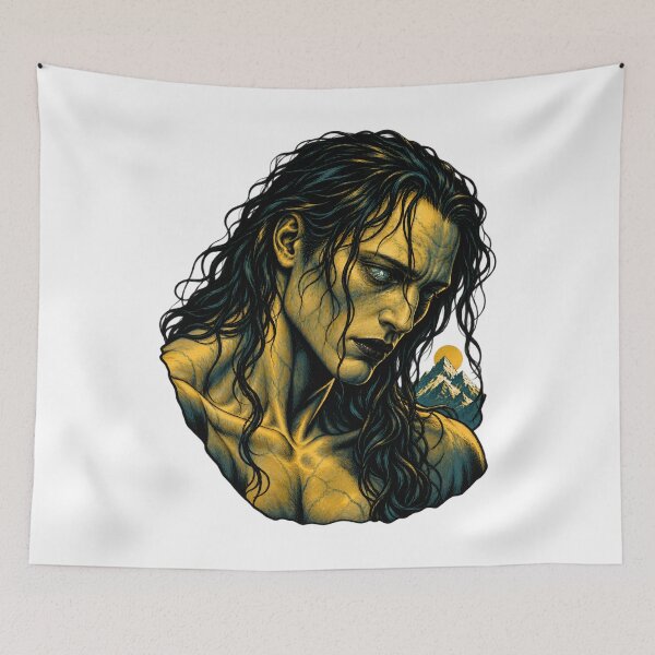 Item preview, Frankenstein Creature with Mountains in His Eyes designed and sold by Fenay Designs.