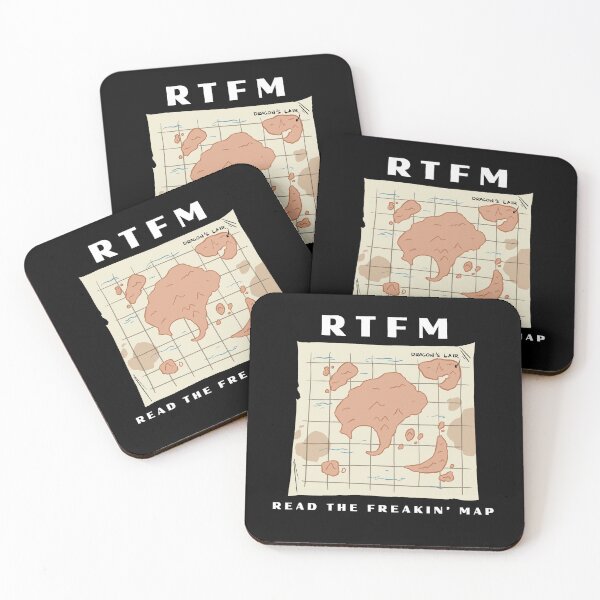 Item preview, RTFM designed and sold by MagicMangoes.