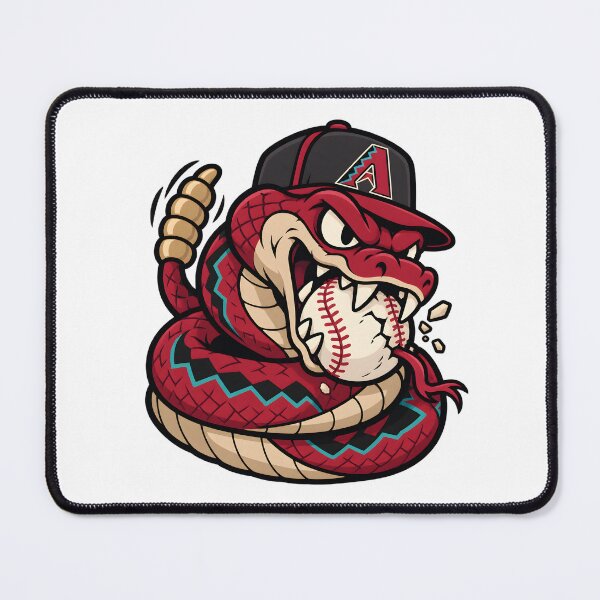 Item preview, Western Diamondback Rattlesnake Baseball – Fierce Snake Sports Mascot designed and sold by tindian.