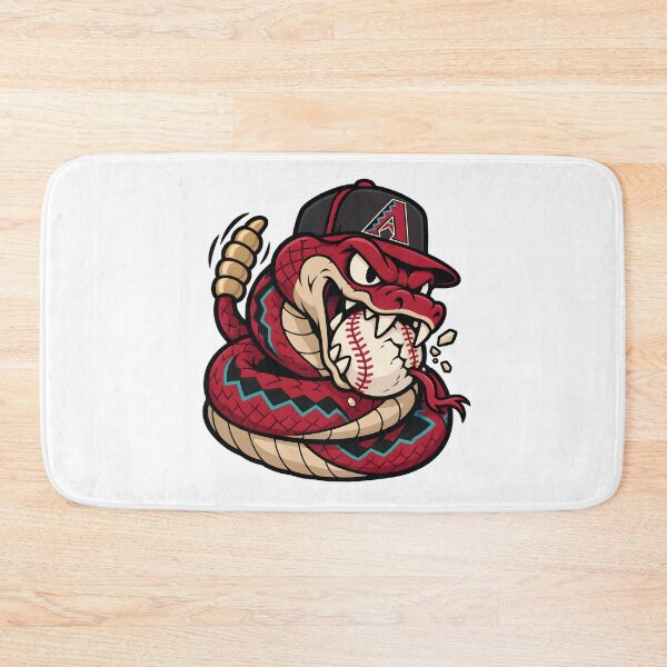 Item preview, Western Diamondback Rattlesnake Baseball – Fierce Snake Sports Mascot designed and sold by tindian.