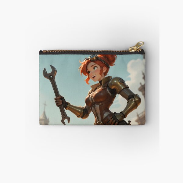 Aperçu de l'œuvre Steampunk Mechanic Girl – Redhead Engineer Adventure créée et vendue par Killington.