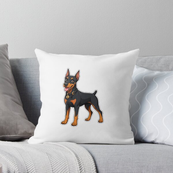 Item preview, Doberman Gift - Pinscher Cute Dog Lover designed and sold by RedRubyBubble.
