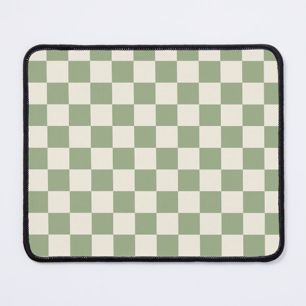 Item preview, Small Sage Green Checkerboard Pattern Sticker | Soft Cottagecore Checkered Print designed and sold by DColourMuse.