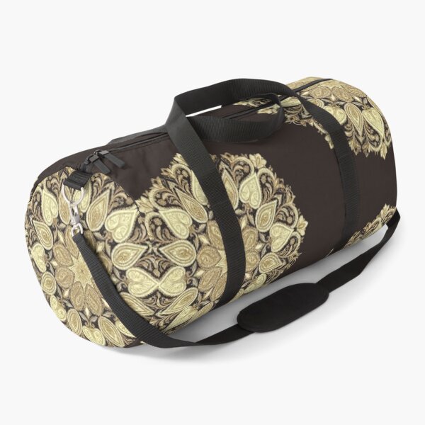 Item preview, Intricate Gold Paisley Mandala Bohemian Filigree Medallion designed and sold by anidiots-studio.