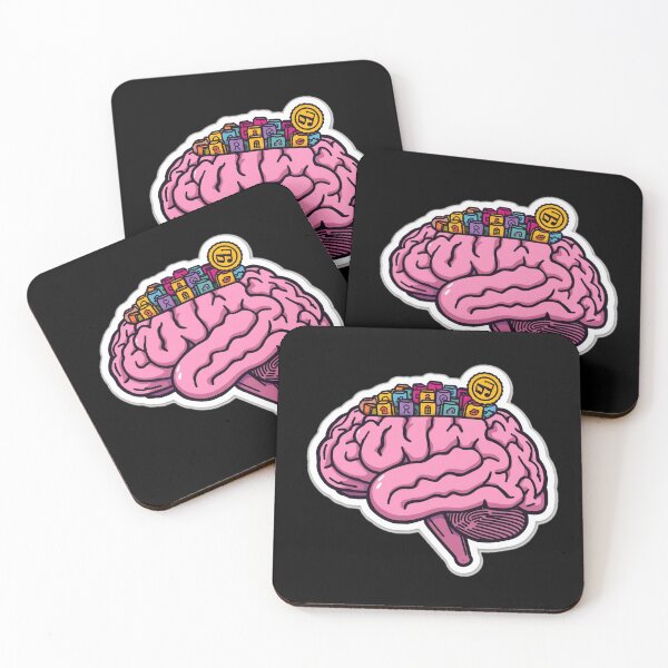 Item preview, Digital Overload Brain – Apps, Distraction & Modern Mind Sticker designed and sold by RobertArt08.