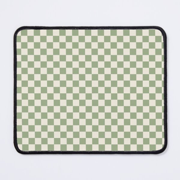 Item preview, XSmall Sage Green Checkerboard Pattern Sticker | Soft Cottagecore Checkered Print designed and sold by DColourMuse.