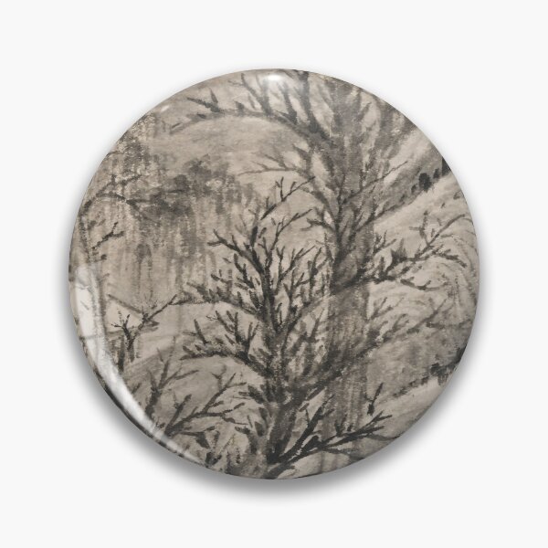 Item preview, Pavilion in a Pine Grove, leaf from an album of landscapes · Dong Qichang · Ming dynasty | 明董其昌山水 冊 松林亭子 designed and sold by YiShare.
