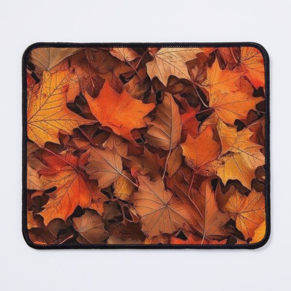 Item preview, Vibrant Autumn Fallen Maple Leaves Pattern — Golden Orange Autumn Foliage Texture designed and sold by LYAN-STORE.