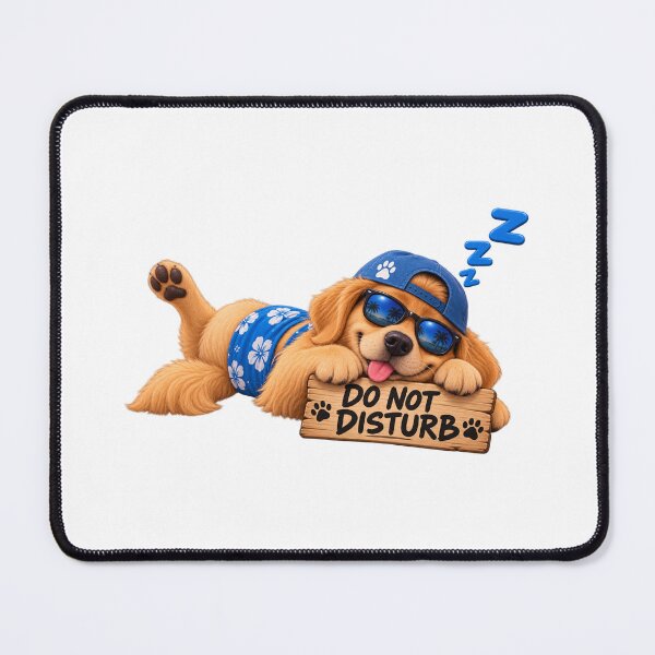 Item preview, Funny Dog Do Not Disturb Summer Beach Vacation T-Shirt designed and sold by kissing Pets.