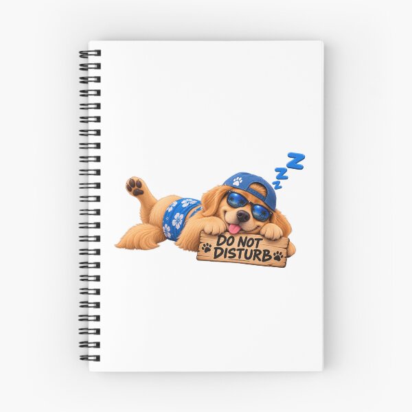 Item preview, Funny Dog Do Not Disturb Summer Beach Vacation T-Shirt designed and sold by kissing Pets.