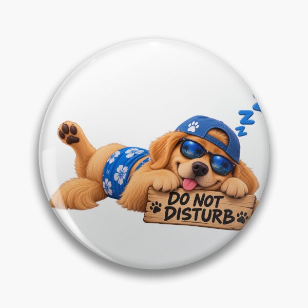 Item preview, Funny Dog Do Not Disturb Summer Beach Vacation T-Shirt designed and sold by kissing Pets.