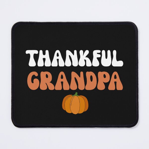 Item preview, Groovy Thankful Grandpa Retro Thanksgiving Pumpkin designed and sold by mumchaosdesigns.