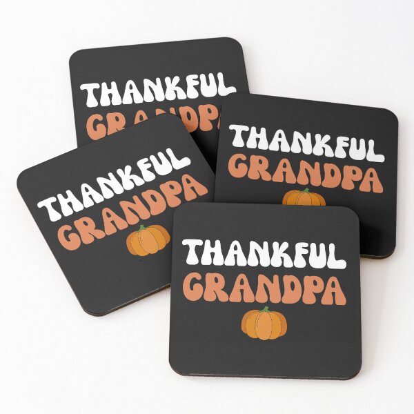 Artikelvorschau, Groovy Thankful Grandpa Retro Thanksgiving Pumpkin entworfen und verkauft von mumchaosdesigns.