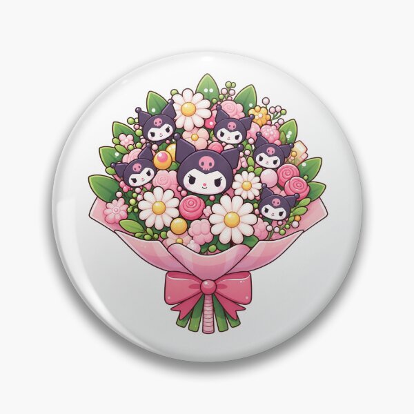 Item preview, Kuromi Flower Bouquet designed and sold by whoismomoexe.