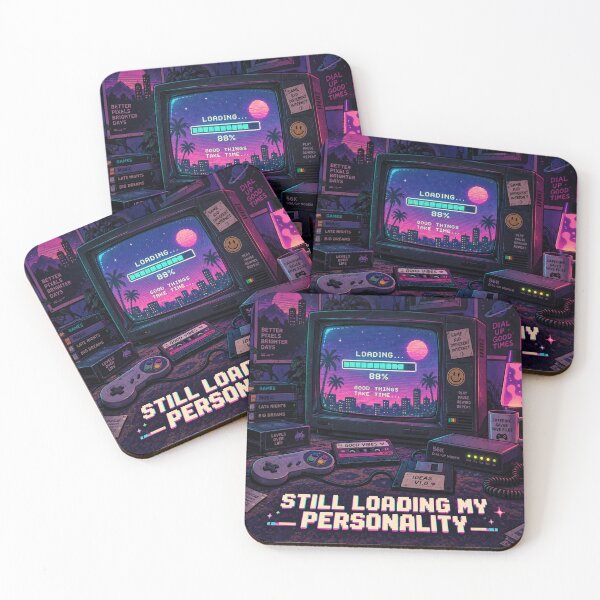 Item preview, Still Loading My Personality Retro 90s CRT Nostalgia Design designed and sold by Fanverse Merchandise.