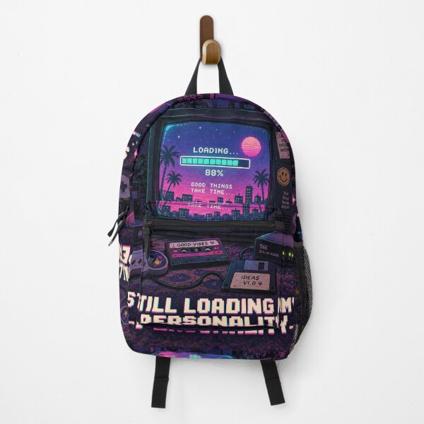 Item preview, Still Loading My Personality Retro 90s CRT Nostalgia Design designed and sold by Fanverse Merchandise.