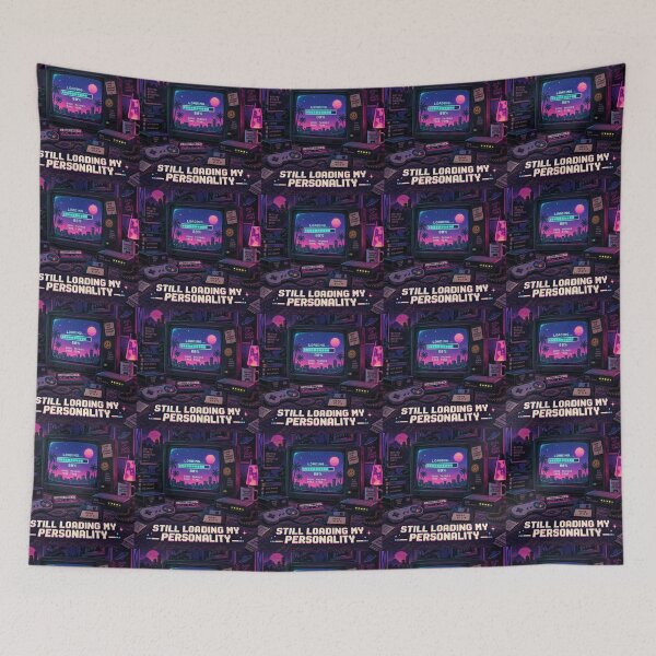 Item preview, Still Loading My Personality Retro 90s CRT Nostalgia Design designed and sold by Fanverse Merchandise.